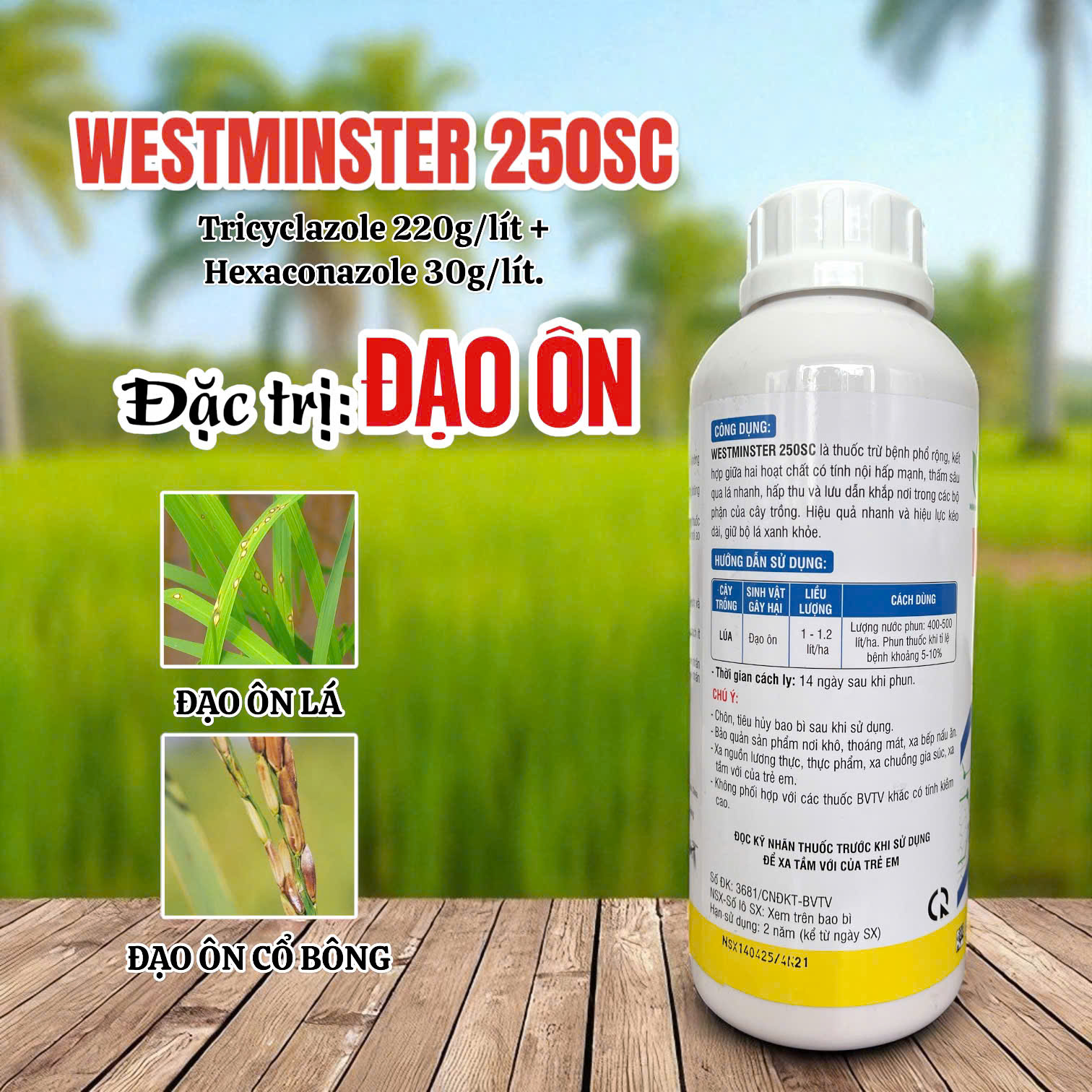 Westminster 250SC - Chai 900ml